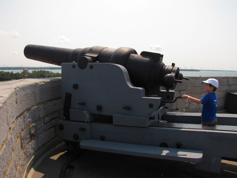 Big cannon.