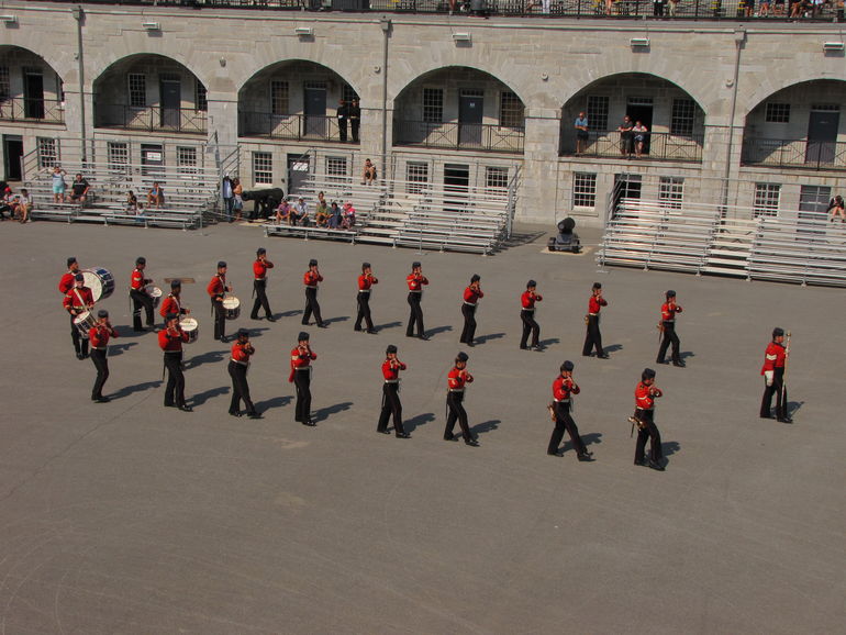 Garrison parade.