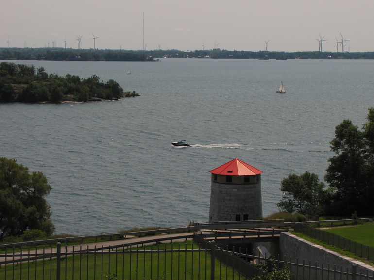 View from the Fort on St. Lawrence River.