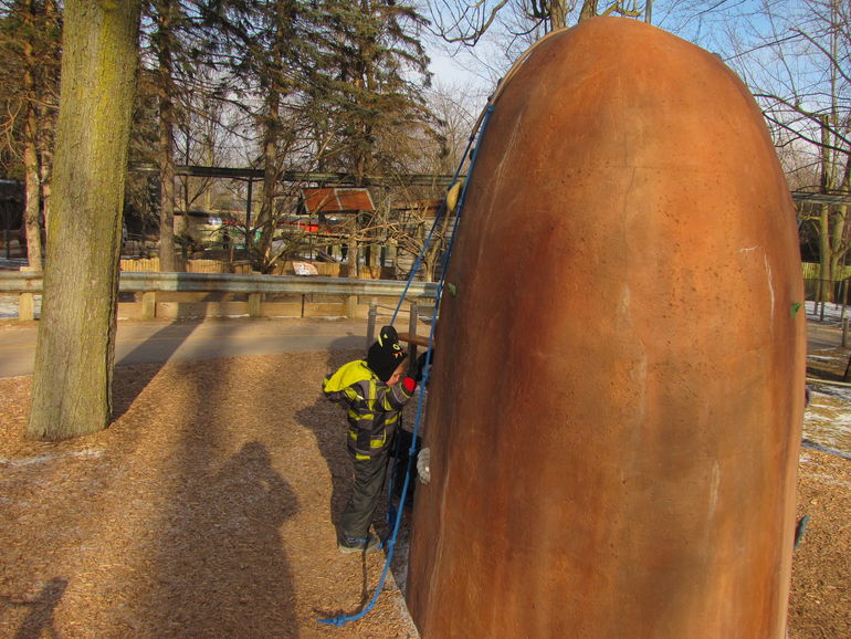 Climbing the Wall.