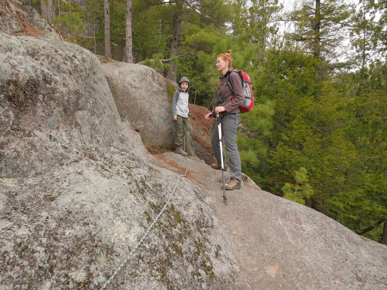 Intermediate part of the trail.