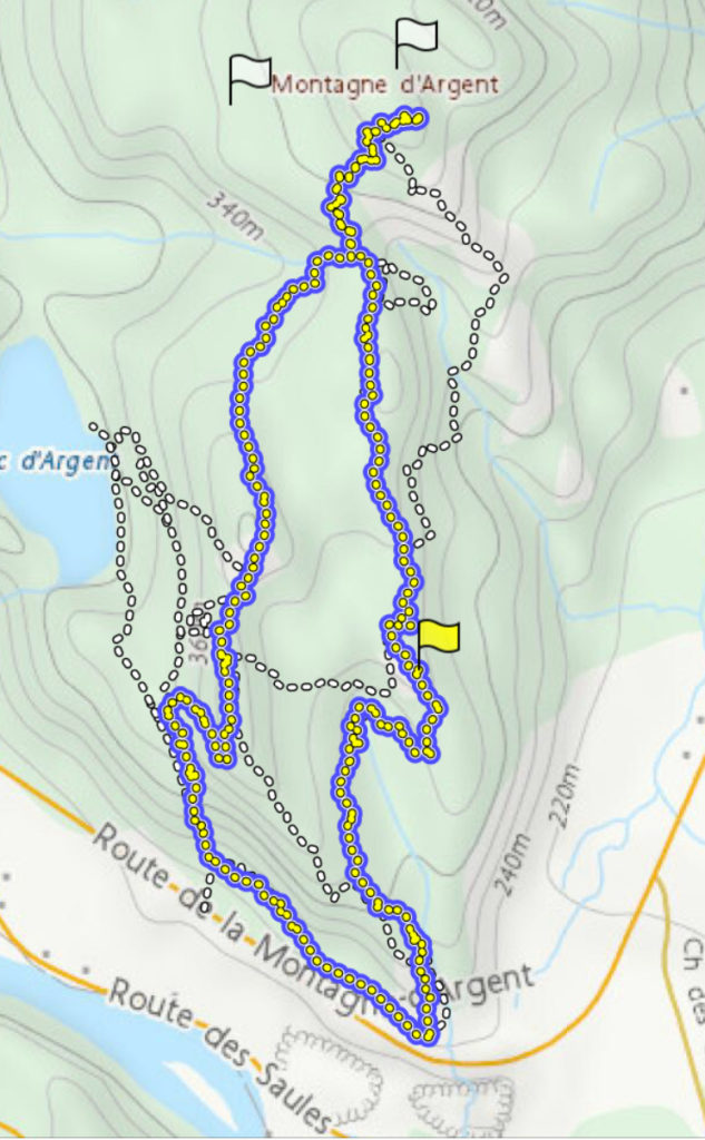 Map of the hike