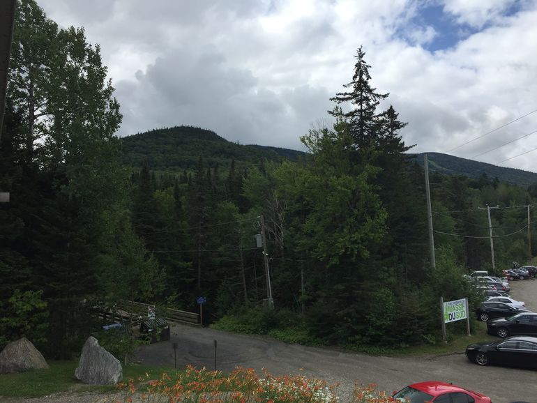 Mount Chocolate from the Visitors Center.