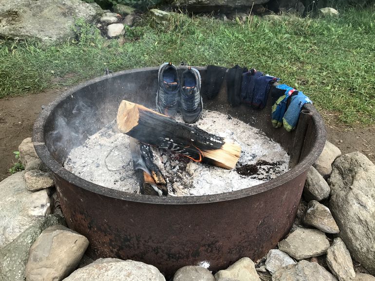 Drying up the clothes