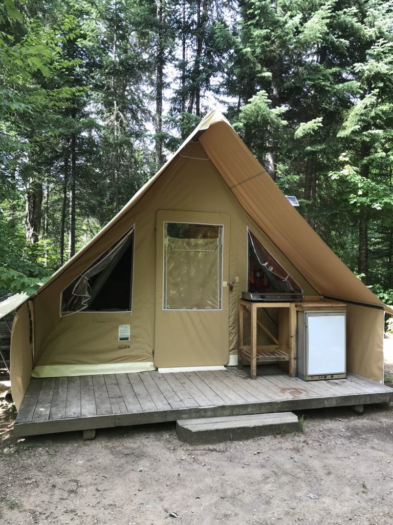 Ready-to-camp tent