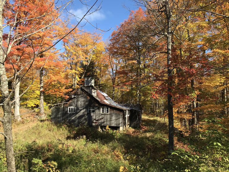 Fall colors on Owl’s Head mountain