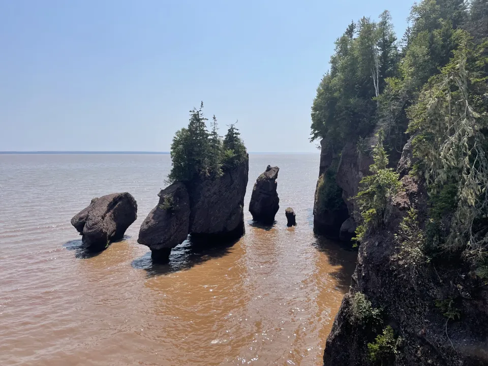 Hopewell Rocks in high tide